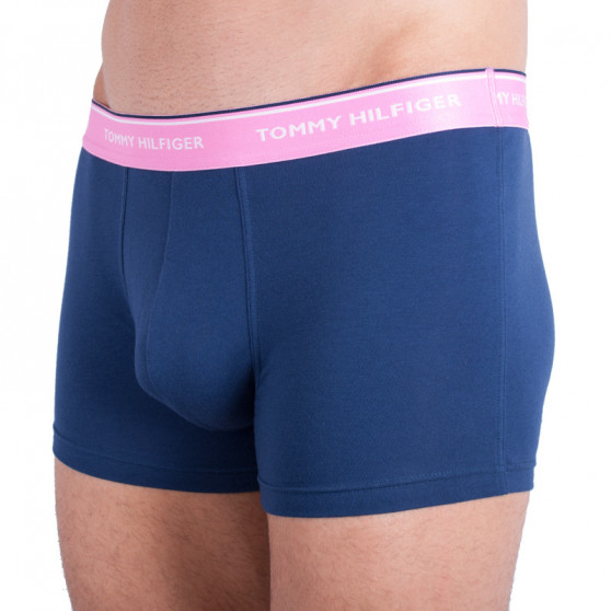 3PACK Boxers para hombre Tommy Hilfiger azul oscuro (1U87903842 073)