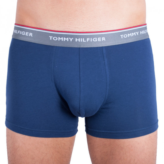 3PACK Boxers para hombre Tommy Hilfiger azul oscuro (1U87903842 073)