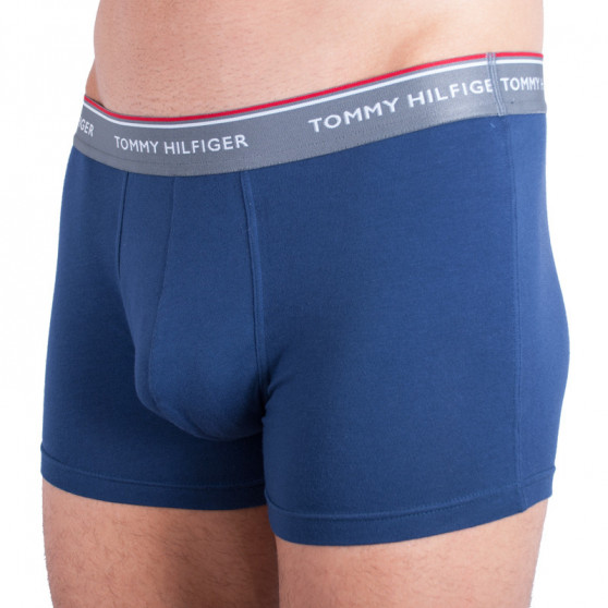 3PACK Boxers para hombre Tommy Hilfiger azul oscuro (1U87903842 073)