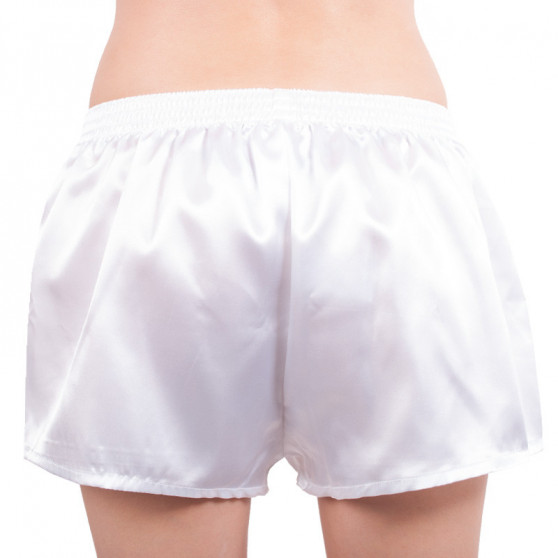 Calzones de mujer Styx satén blanco (L583)