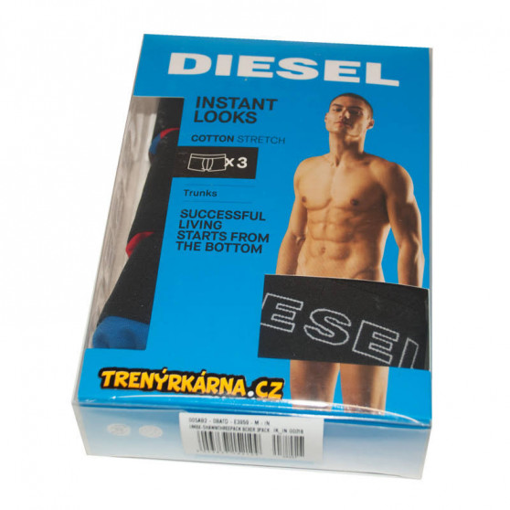 3PACK Boxers para hombre Diesel multicolor (00SAB2-0BATD-E3959)