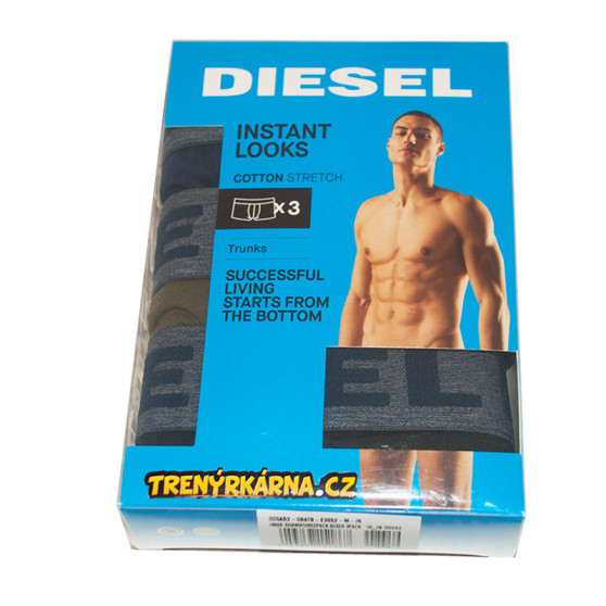 3PACK Boxers para hombre Diesel multicolor (00SAB2-0BATB-E3952)