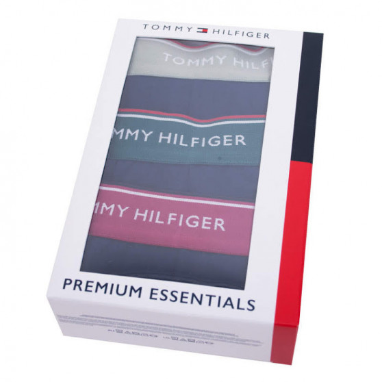 3PACK Boxers para hombre Tommy Hilfiger azul oscuro (1U87903842 638)