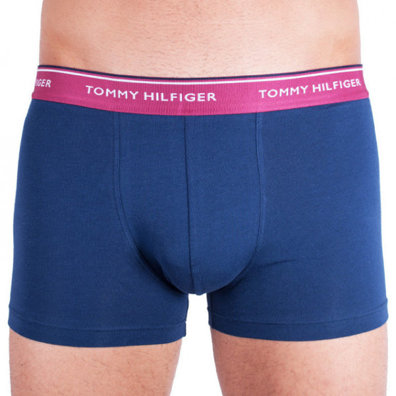 3PACK Boxers para hombre Tommy Hilfiger azul oscuro (1U87903842 638)