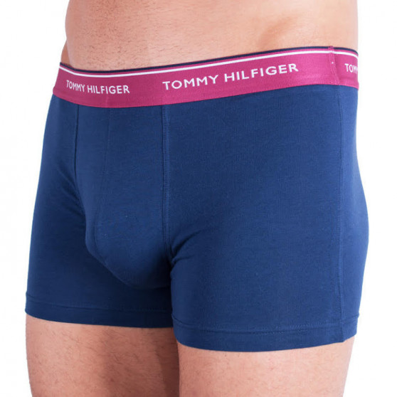 3PACK Boxers para hombre Tommy Hilfiger azul oscuro (1U87903842 638)