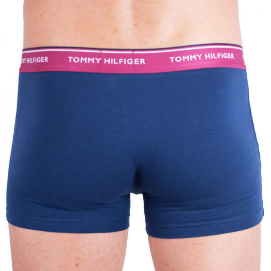 3PACK Boxers para hombre Tommy Hilfiger azul oscuro (1U87903842 638)