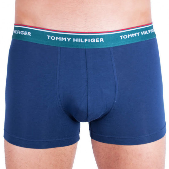 3PACK Boxers para hombre Tommy Hilfiger azul oscuro (1U87903842 638)