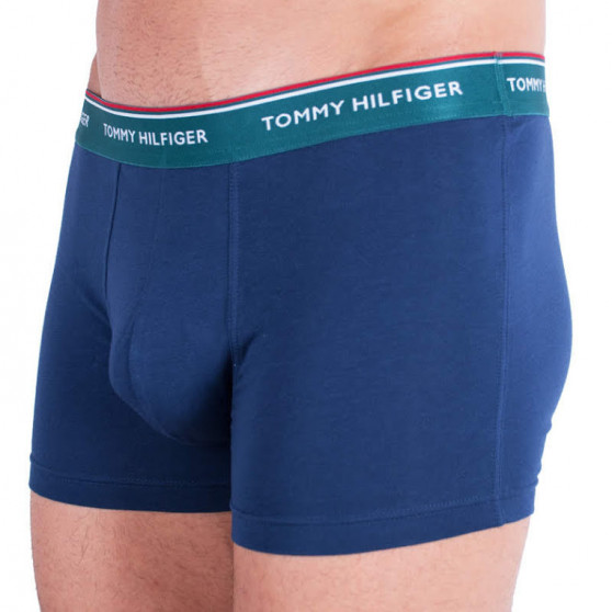 3PACK Boxers para hombre Tommy Hilfiger azul oscuro (1U87903842 638)