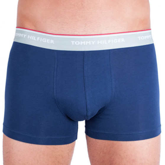 3PACK Boxers para hombre Tommy Hilfiger azul oscuro (1U87903842 638)