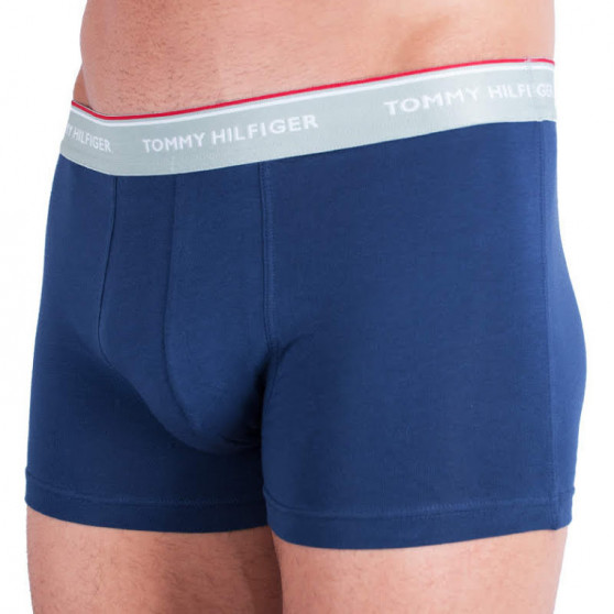 3PACK Boxers para hombre Tommy Hilfiger azul oscuro (1U87903842 638)