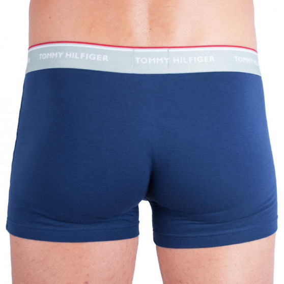 3PACK Boxers para hombre Tommy Hilfiger azul oscuro (1U87903842 638)