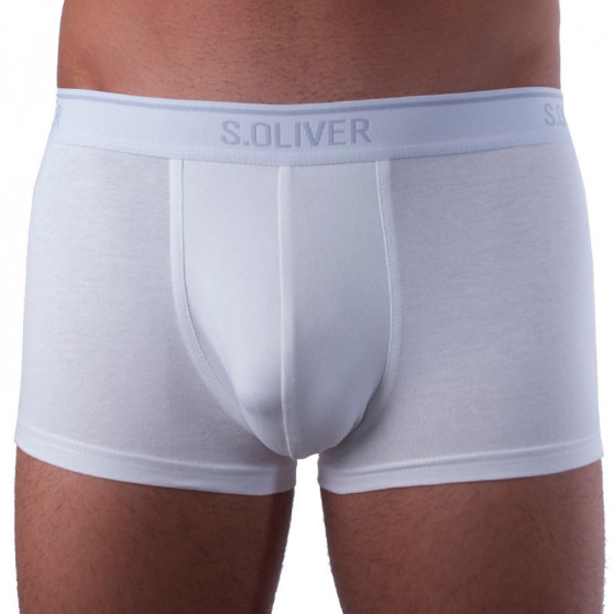 3PACK Boxers para hombre S.Oliver blanco (26.899.97.4243.12B7)