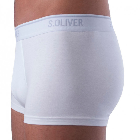 3PACK Boxers para hombre S.Oliver blanco (26.899.97.4243.12B7)