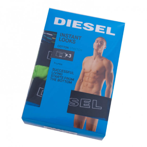 3PACK Boxers para hombre Diesel multicolor (00SAB2-0CATE-E4029)