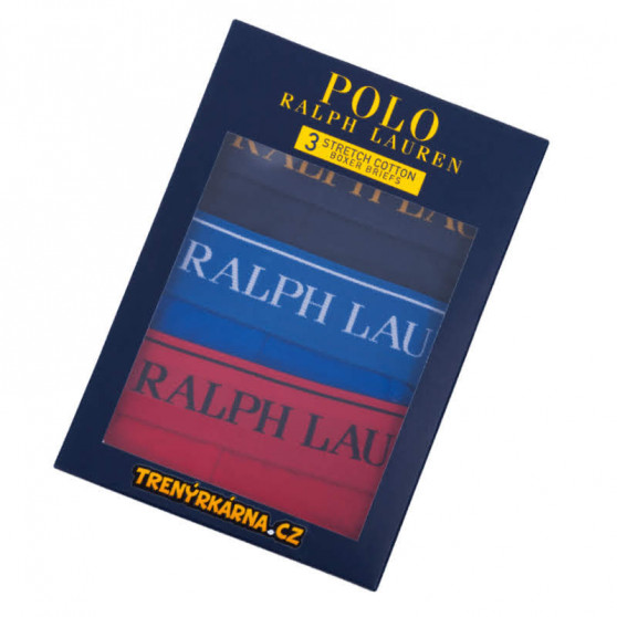 3PACK Boxers para hombre Ralph Lauren multicolor (714713772003)