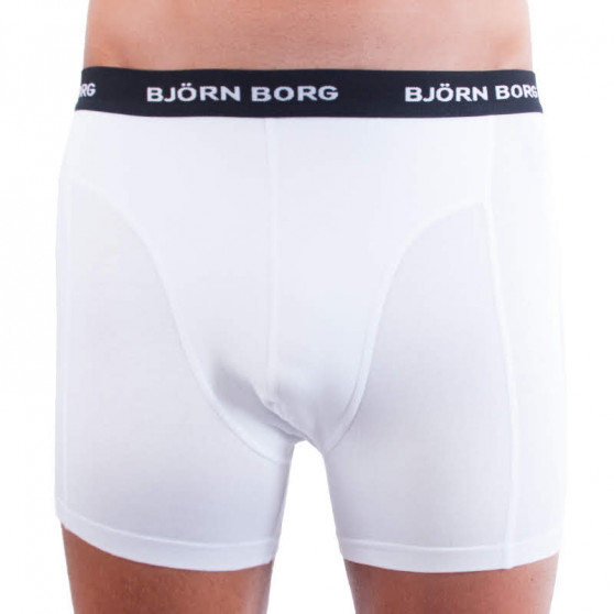 3PACK Boxers para hombre Bjorn Borg blanco (9999-1028-00011)