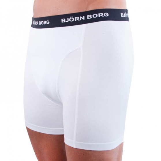 3PACK Boxers para hombre Bjorn Borg blanco (9999-1028-00011)