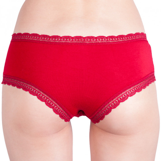 Braga de mujer Molvy roja con encaje (MD-726-FEU)