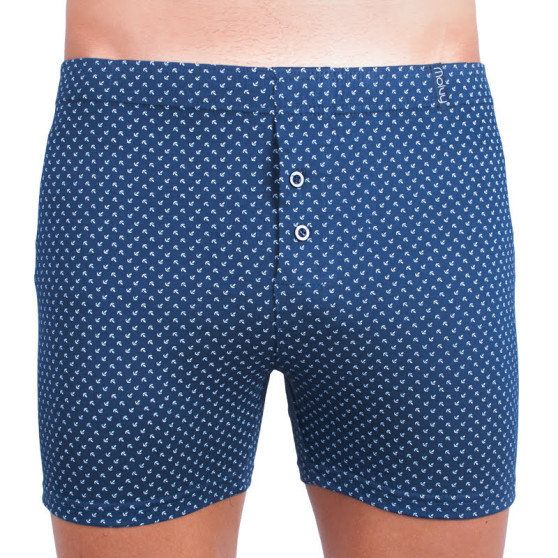 Calzones de hombre Molvy azul con ancla (MP-991-BBU)