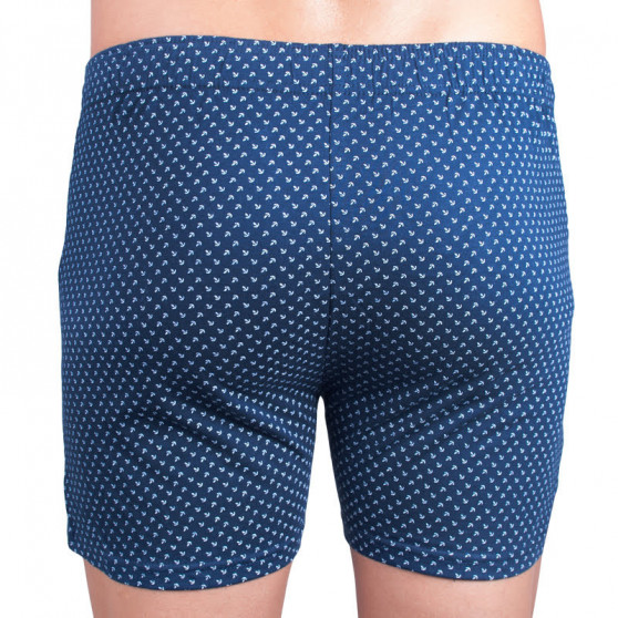 Calzones de hombre Molvy azul con ancla (MP-991-BBU)