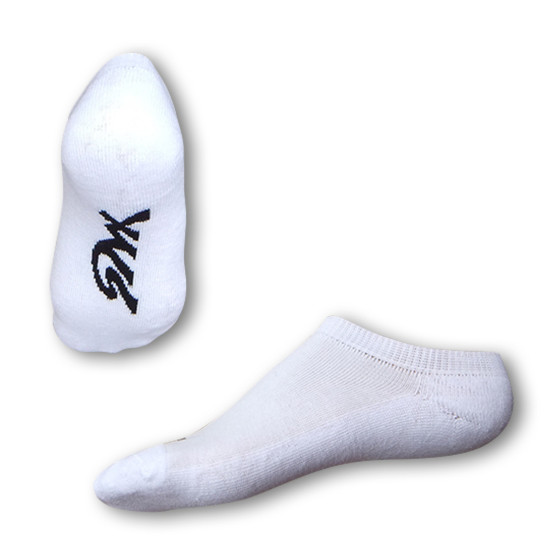 Calcetines Styx interior blanco con letras negras (H211)