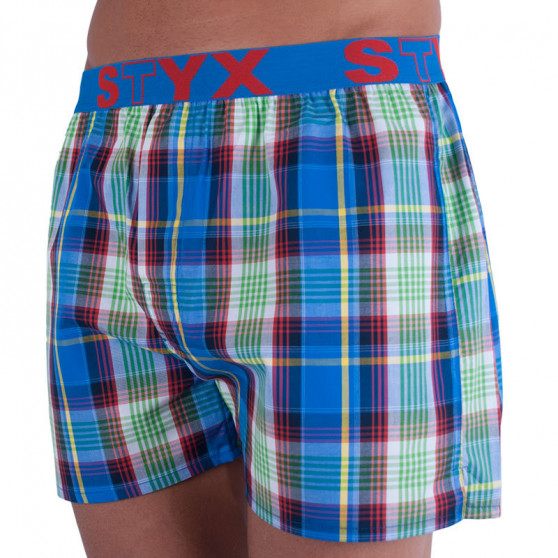 Calzones de hombre Styx elástico deportivo multicolor (B715)