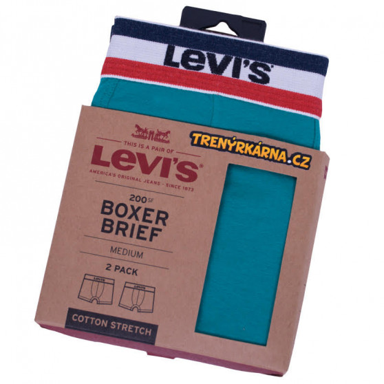 2PACK Boxers para hombre Levis multicolor (985016001 315)