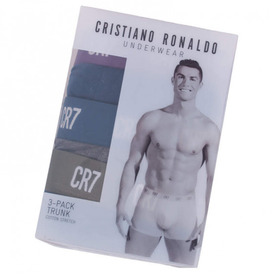 3PACK Boxers para hombre CR7 multicolor (8100-49-647)