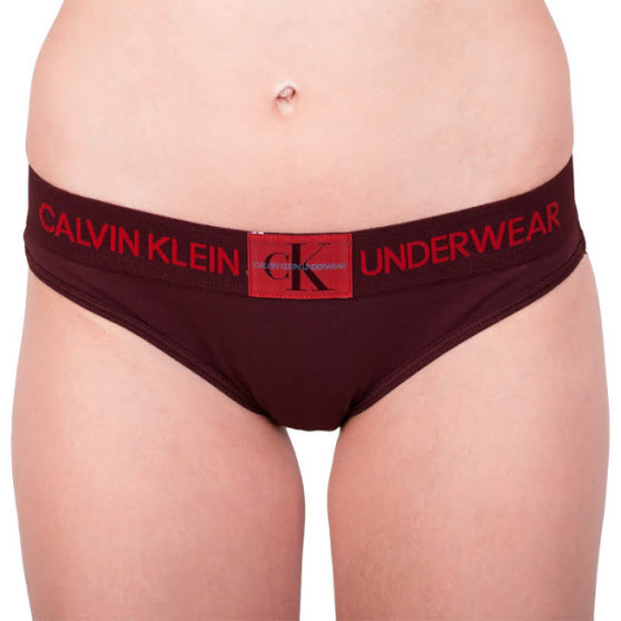 Tanga de mujer Calvin Klein rojo (QF4920E-XP2)