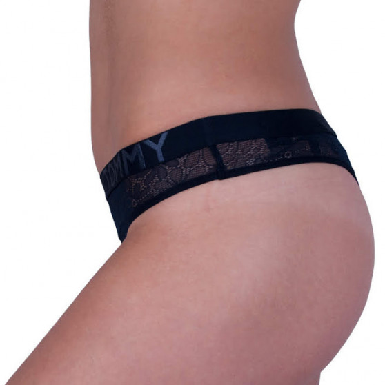 Tanga de mujer Tommy Hilfiger azul oscuro (UW0UW01394 416)