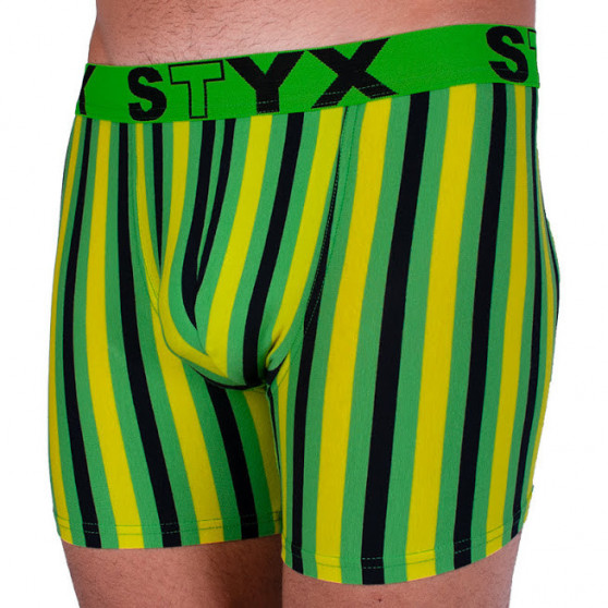 Boxers para hombre Styx largos deportivos elásticos multicolor (U865)