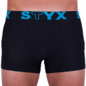 Boxers para hombre Styx goma deportiva sobredimensionado negro (R961)