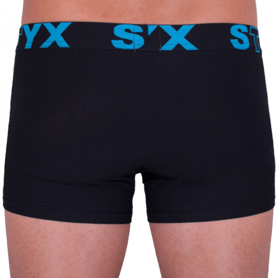 Boxers para hombre Styx goma deportiva sobredimensionado negro (R961)