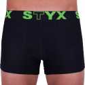 Boxers para hombre Styx goma deportiva sobredimensionado negro (R962)