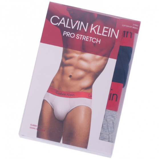 2PACK calzoncillos para hombre Calvin Klein multicolor (NB1462A-JDY)