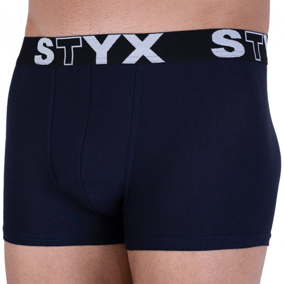 Boxers para hombre Styx deportivo elástico azul oscuro (G963)