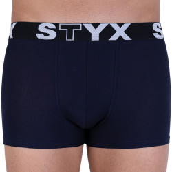 Boxers para hombre Styx deportivo elástico azul oscuro (G963)