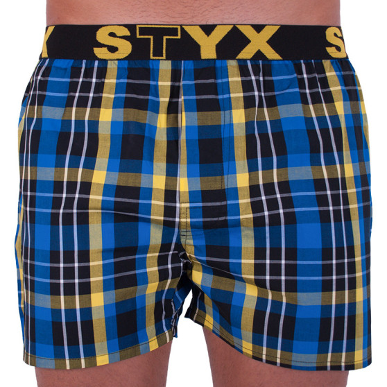 Calzones de hombre Styx elástico deportivo multicolor (B705)