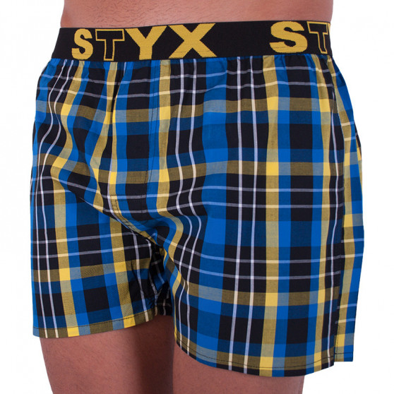 Calzones de hombre Styx elástico deportivo multicolor (B705)