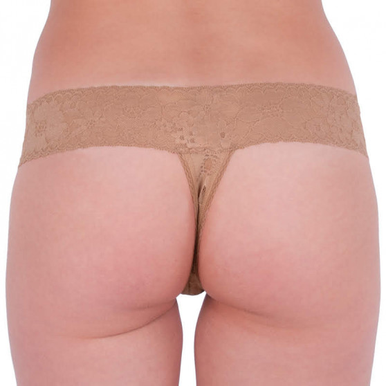 Tanga de mujer Victoria's Secret marrón (ST 11119282 CC 65H8)