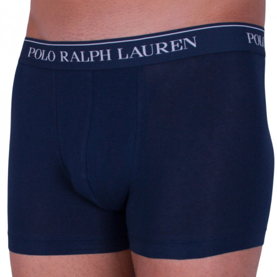 3PACK Boxers para hombre Ralph Lauren azul oscuro (714513424006)