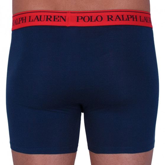 3PACK Boxers para hombre Ralph Lauren azul oscuro (714713772004)