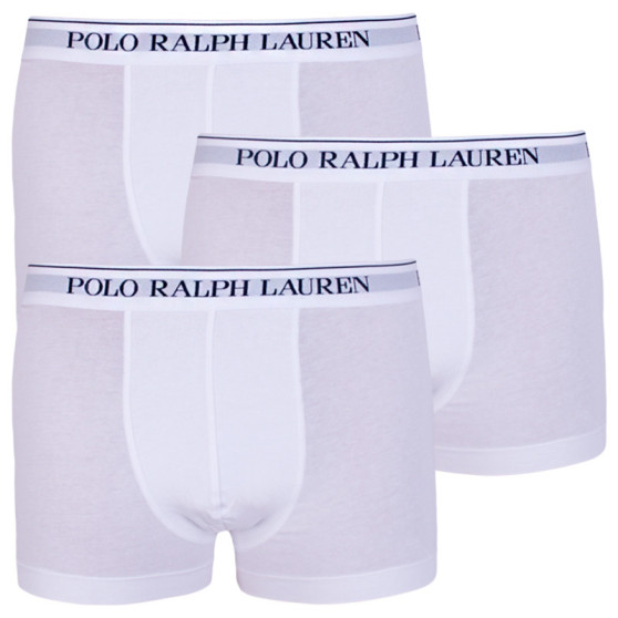 3PACK Boxers para hombre Ralph Lauren blanco (714513424001)