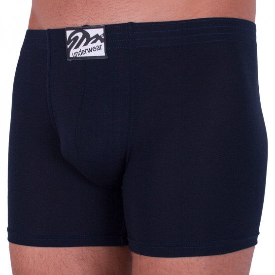 Boxers para hombre Styx largo clásico elástico azul oscuro (F963)