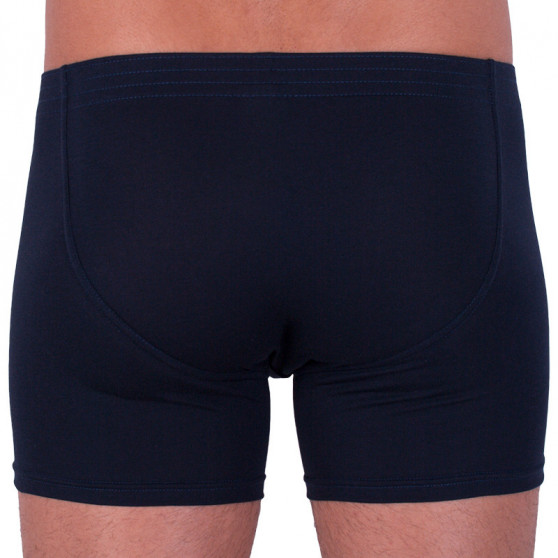 Boxers para hombre Styx largo clásico elástico azul oscuro (F963)