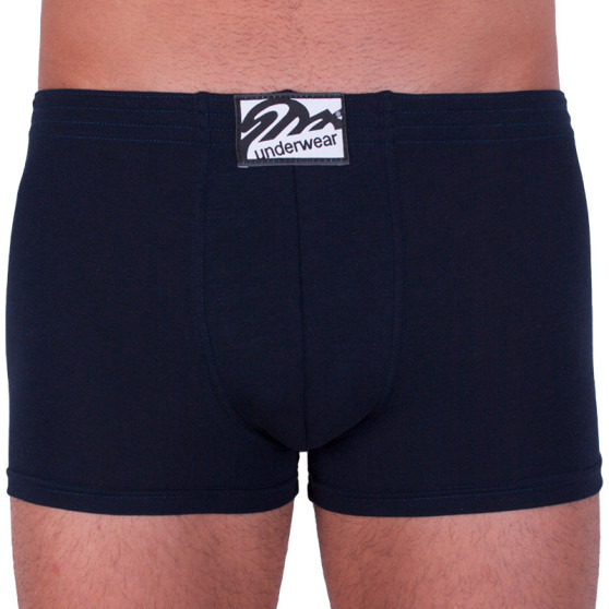 Boxers para hombre Styx goma clásica azul oscuro (Q963)