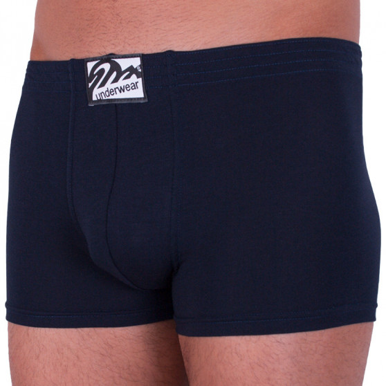 Boxers para hombre Styx goma clásica azul oscuro (Q963)