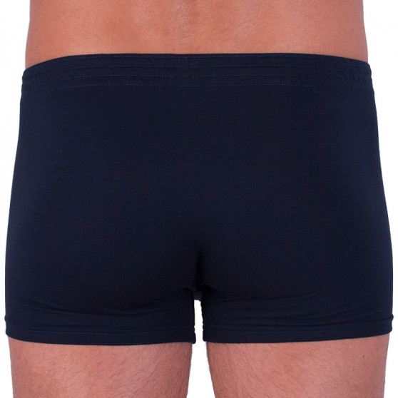 Boxers para hombre Styx goma clásica azul oscuro (Q963)