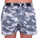 Calzones de hombre Styx art sports goma gris camuflaje (B656)