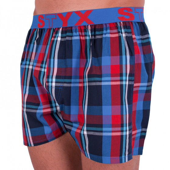 Calzones de hombre Styx elástico deportivo multicolor (B634)